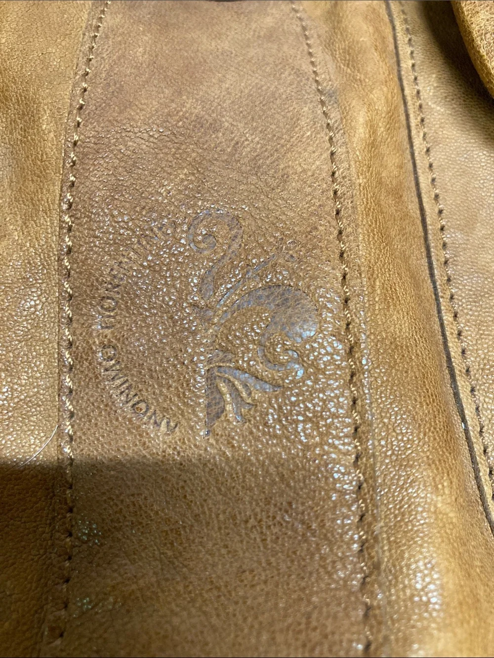 Anonimo Fiorentino Women's Woven Leather Backpack - Tan (OKPM-09-031)